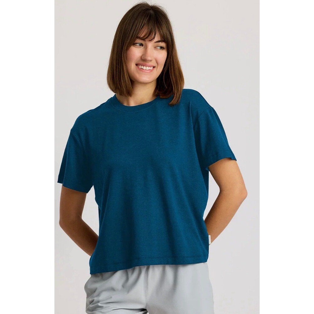 Freefly Organic Cotton Women's Current Boxy Tee